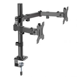 BRACKET MONITOR DUAL ARM 13-27 INCH VESA 100x100 