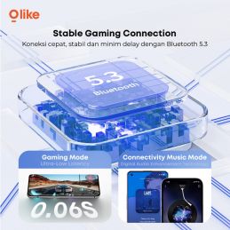 OLIKE Mix Wireless Bluetooth Earphone TWS T203 | Low Latency for Game Mode