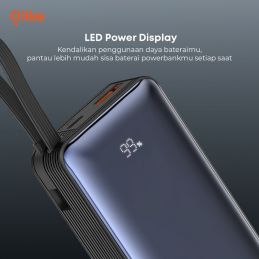 Olike P12 PowerBank Nano 9000mAh with Built-in Cable 20W LED Display