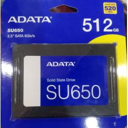 SSD ADATA SU650 512GB - SSD SATA 3 / SSD SATA III - SSD 2.5 inch