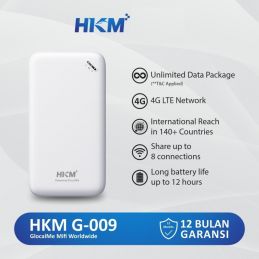 MODEM MIFI HKM G009 INTERNATIONAL TANPA REGISTRASI GLOCALME 150GB/6BULAN 