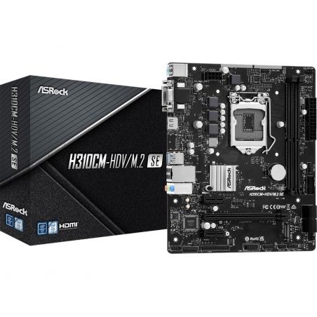 ASRock H310CM-HDV/M.2 SE Intel LGA1151 DDR4 NVMe H 310 M