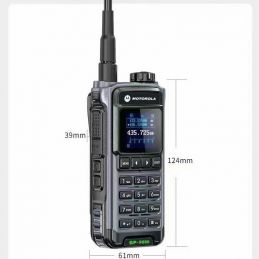 Walkie Talkie Ht Motorola GP328 Plus10W VHF UHF upto 20 KM Bergaransi - Grey