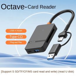 TYPE-C + USB 8IN 1 CARD READER