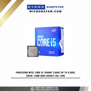 PROCESSOR Intel Core I5-10400F 2.9GHz Up to 4.3GHz - Cache 12MB BOX SOCKET LGA 1200