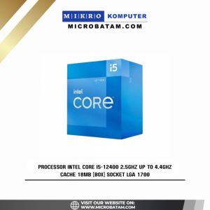 Processor Intel Core I5-12400 2.5GHz UP TO 4.4GHz - Cache 18MB BOX SOCKET LGA 1700