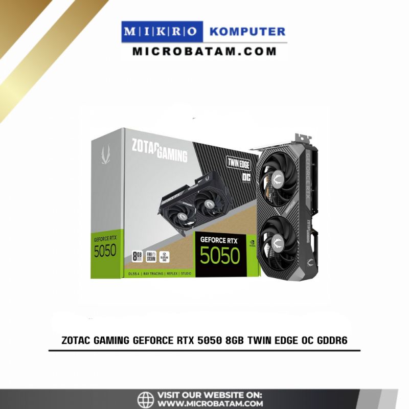 ZOTAC GAMING GeForce RTX 5050 8GB Twin Edge OC GDDR6
