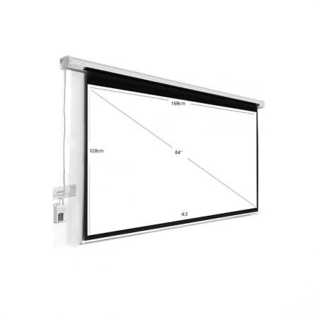 SCREEN PROJECTOR 67" x 51" (84" diagonal) 4:3 MOTORIZED / REMOTE