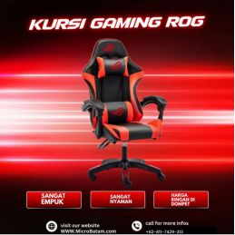 KURSI GAMING ROG (RED/BLUE)