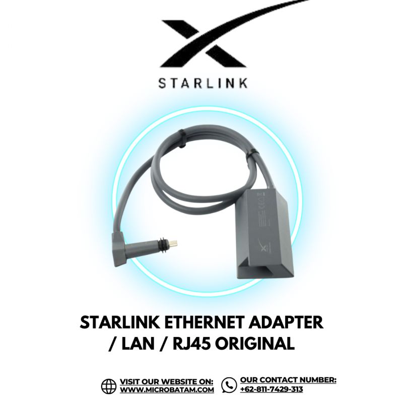 STARLINK ETHERNET ADAPTER / LAN / RJ45 ORIGINAL