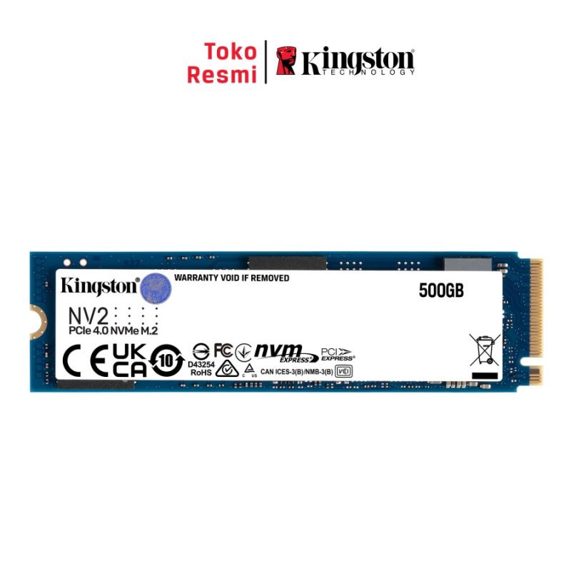 Kingston NV2 SSD Internal 500GB M.2 NVMe 2280 Gen 4x4