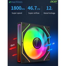 Fan Casing ARGB 12cm eMachines Acer Gadget AC1236RGB 3 IN 1 KIT