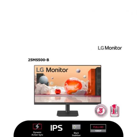 LG 25MS500-B 25'' FHD monitor with AMD FreeSync 100Hz