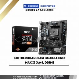 Motherboard MSI B450M A PRO MAX II (AM4, DDR4)