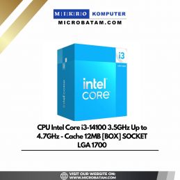 CPU Intel Core i3-14100 3.5GHz Up to 4.7GHz - Cache 12MB BOX SOCKET LGA 1700