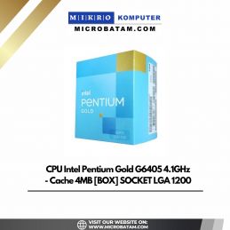 CPU Intel Pentium Gold G6405 4.1GHz - Cache 4MB BOX SOCKET LGA 1200