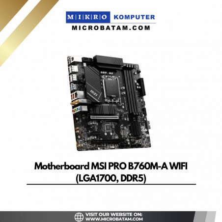 Motherboard MSI PRO B760M-A WIFI (LGA1700, DDR5)