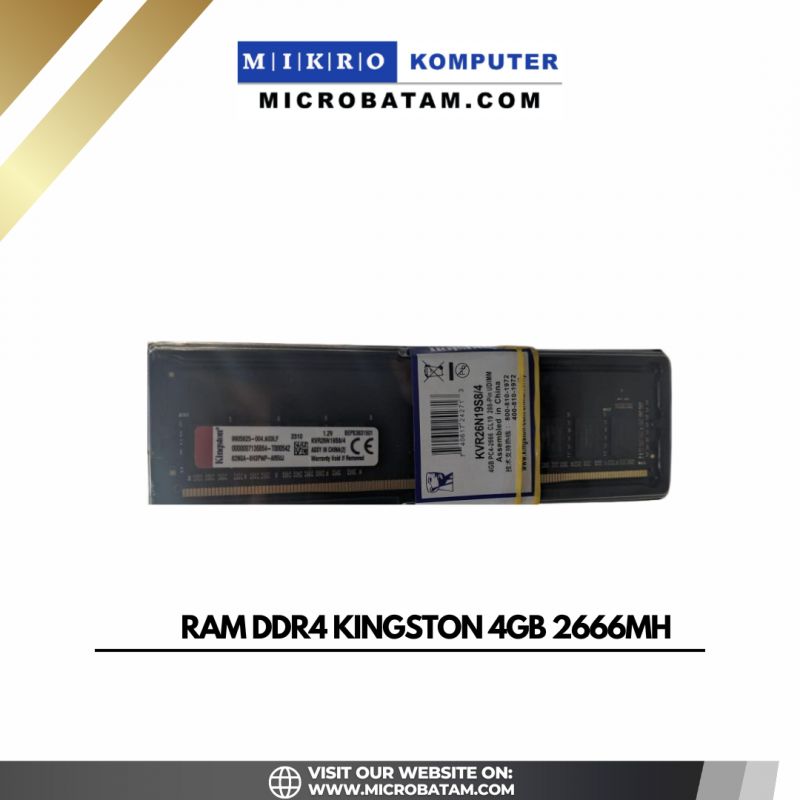 RAM DDR4 KINGSTON 4GB 2666MHZ