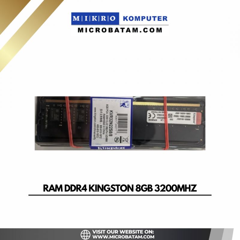 RAM PC KINGSTON DDR4 3200MHZ 8GB