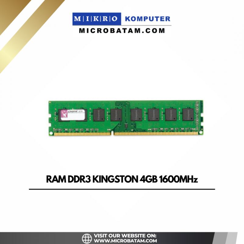 RAM PC KINGSTON DDR3 4GB 1600MHZ