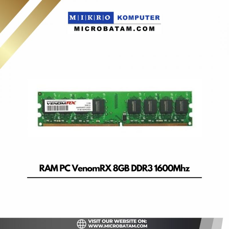 RAM Venom RX LONGDIMM 8GB DDR3 PC1600