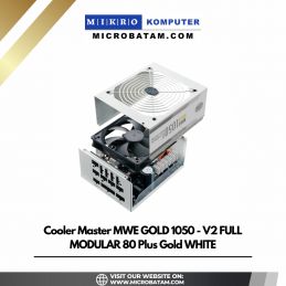 Cooler Master MWE GOLD 1050 - V2 FULL MODULAR 80 Plus Gold WHITE