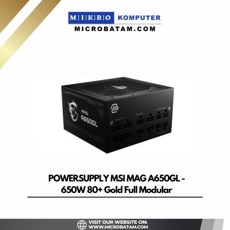 POWERSUPPLY MSI MAG A650GL - 650W 80+ Gold Full Modular