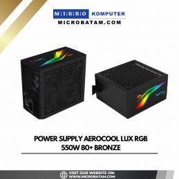 POWER SUPPLY AEROCOOL LUX RGB 550W 80+ BRONZE