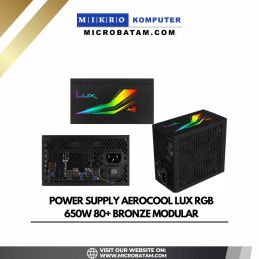 POWER SUPPLY AEROCOOL LUX RGB 650W 80+ BRONZE MODULAR