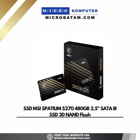 MSI SPATIUM S270 960GB 2.5" SATA III SSD 3D NAND Flash