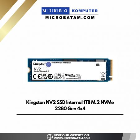 Kingston NV2 SSD Internal 1TB M.2 NVMe 2280 Gen 4x4