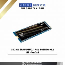 SSD MSI SPATIUM M371 PCIe 3.0 NVMe M.2 1TB - Gen3x4