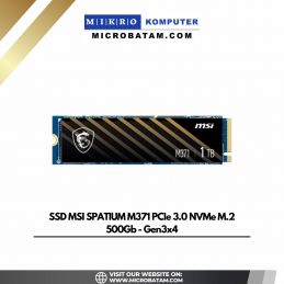 SSD MSI SPATIUM M371 PCIe 3.0 NVMe M.2 1TB - Gen3x4