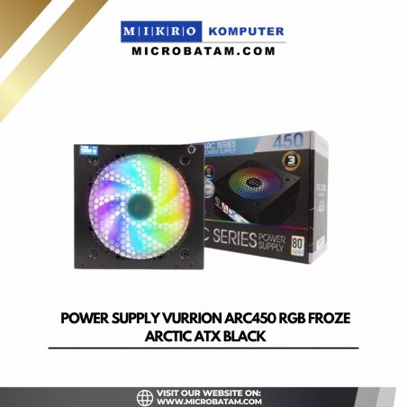 POWER SUPPLYVURRION ARC450 RGB FROZE ARCTIC ATX BLACK