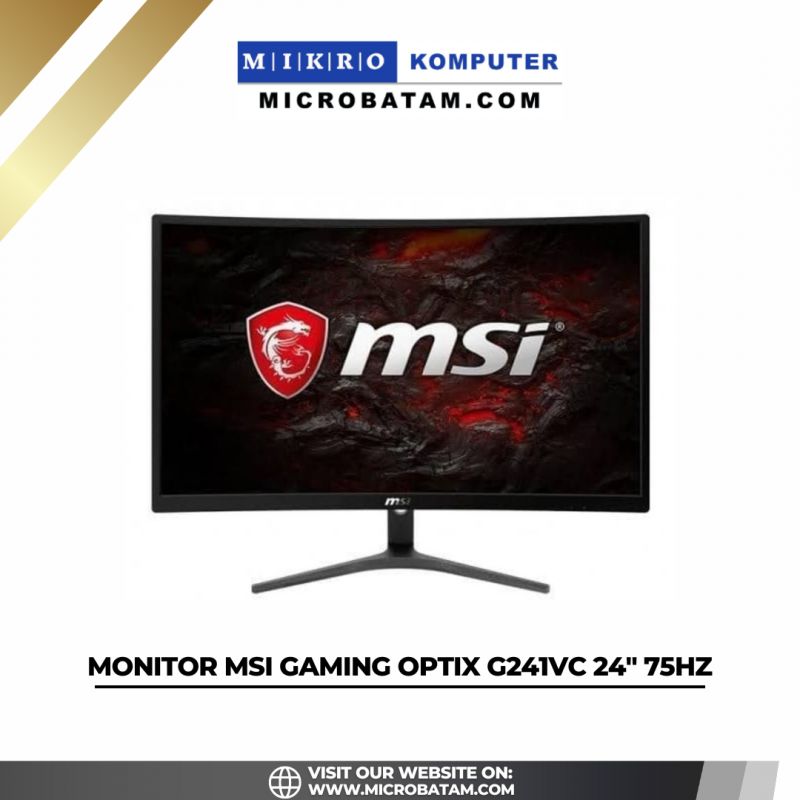 MONITOR MSI GAMING OPTIX G241VC 24" 75Hz