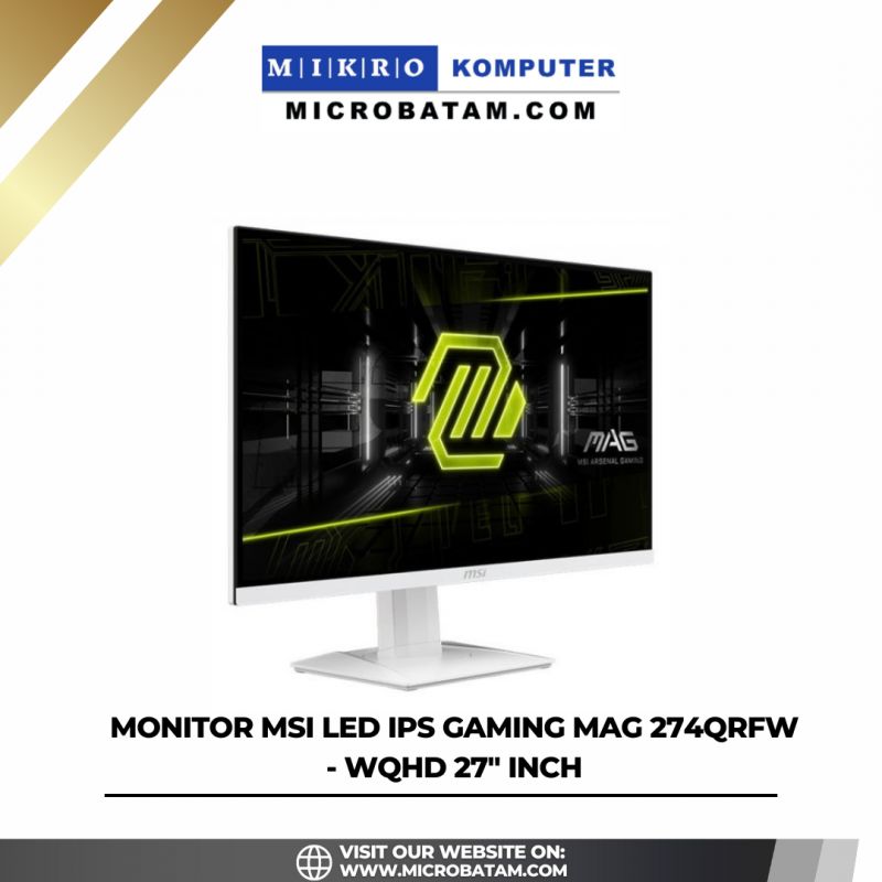 Monitor MSI LED IPS Gaming MAG 274QRFW - WQHD 27" Inch