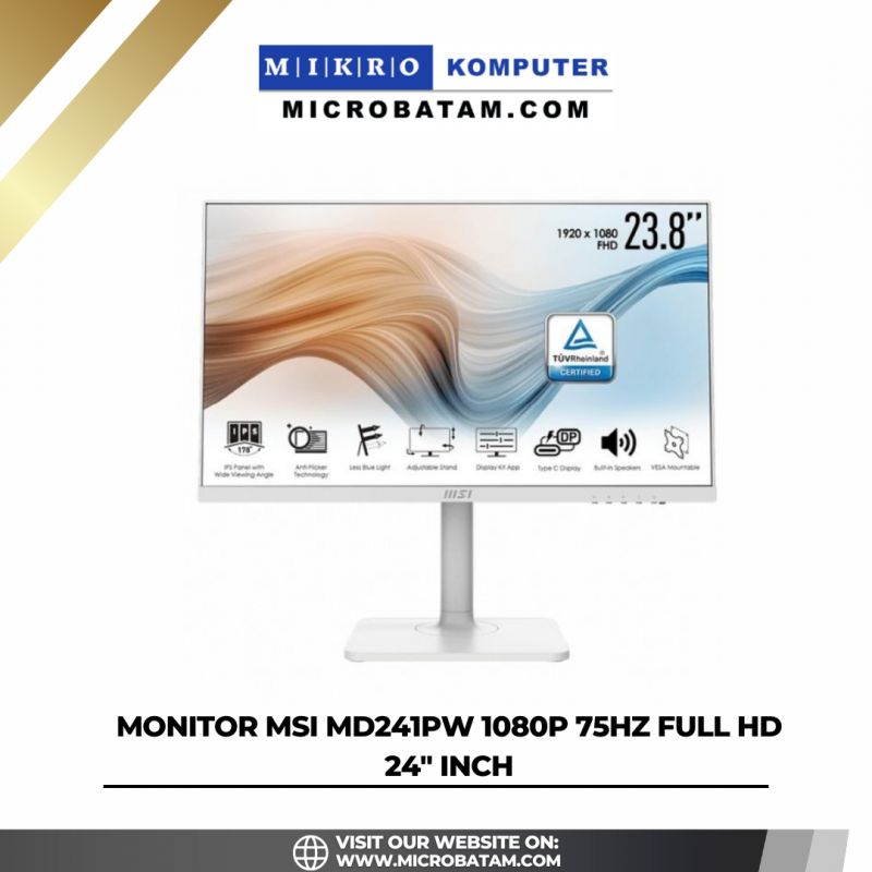 MONITOR MSI MD241PW1080P 75Hz Full HD 24" Inch