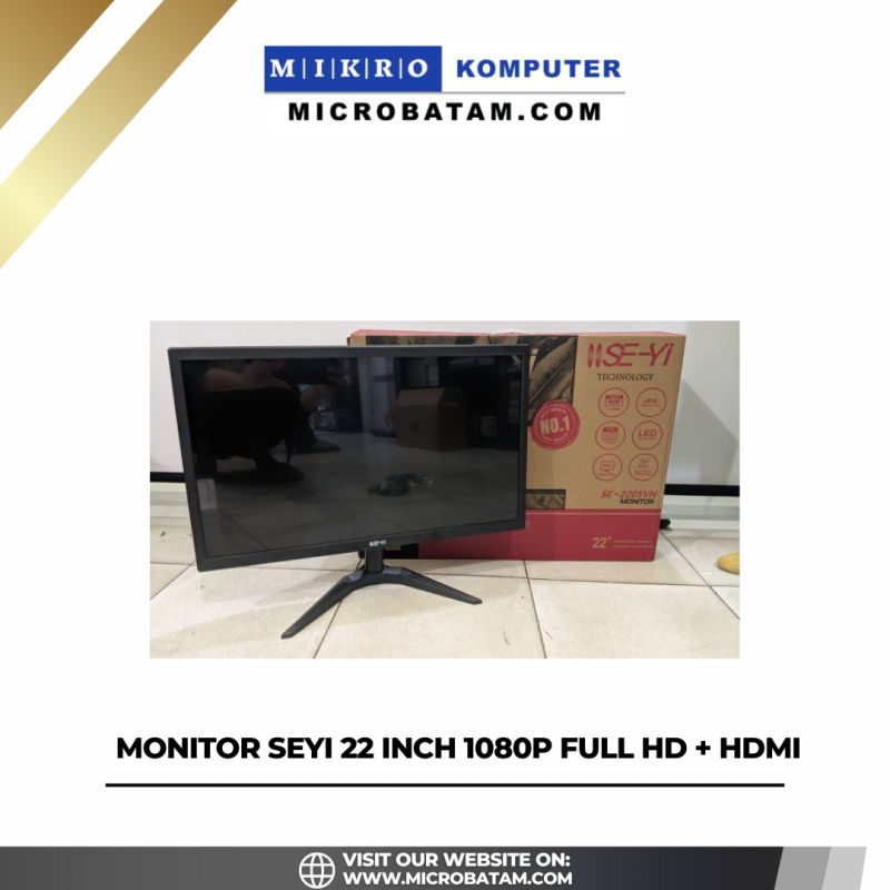 MONITOR SEYI 22 INCH 1080P FULL HD + HDMI