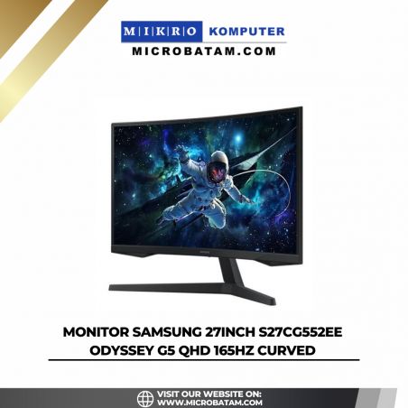 MONITOR SAMSUNG 27INCH S27CG552EE Odyssey G5 QHD 165Hz Curved