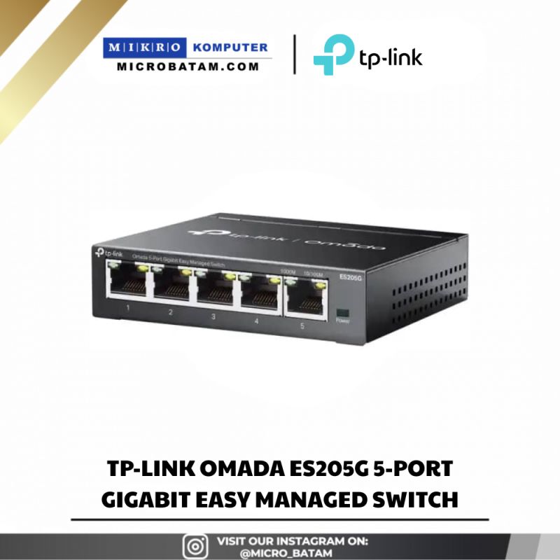 TP-Link Omada ES205G 5-Port Gigabit Easy Managed Switch