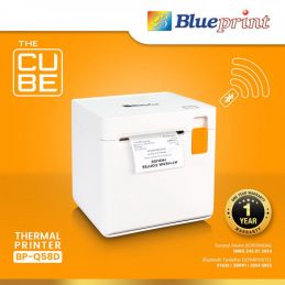 BLUEPRINT Thermal Printer / Printer Struk / Printer Kasir 58mm PPOB Q58D USB + BLUETOOTH + RJ11