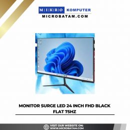 MONITOR SURGE LED 24 INCH FHD BLACK FLAT 75HZ