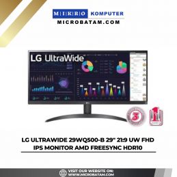 LG UltraWide 29WQ500-B 29'' 21:9 UW FHD IPS Monitor AMD FreeSync HDR10