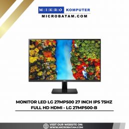 Monitor LED LG 27MP500 27 Inch IPS 75Hz Full HD HDMI - LG 27MP500-B