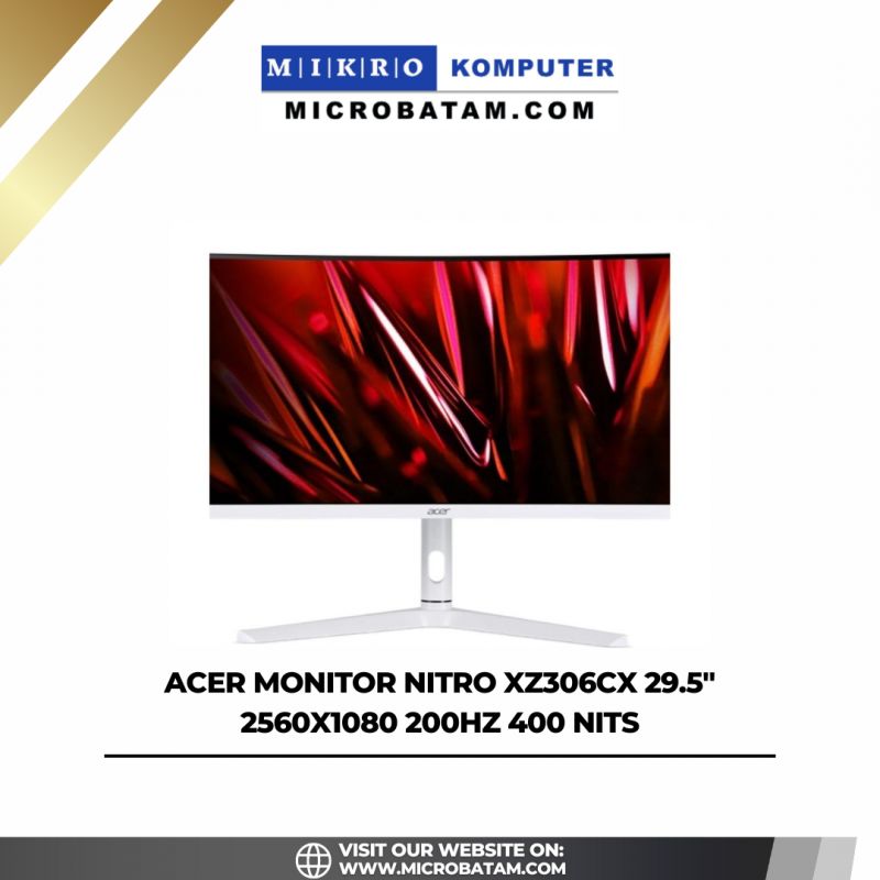 Acer Monitor Nitro Xz306Cx 29.5" 2560X1080 200Hz 400 Nits