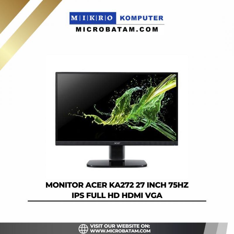 ACER KA272 27 Inch 75Hz IPS Full HD HDMI VGA