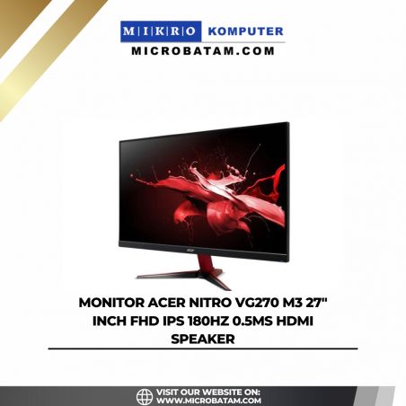 Monitor ACER NITRO VG270 M3 27" INCH FHD IPS 180Hz 0.5ms HDMI Speaker