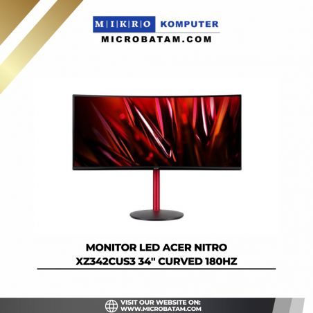 Monitor LED ACER NITRO XZ342CUS3 34" Curved 180Hz