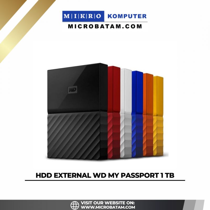 HDD EXTERNAL WD MY PASSPORT 1 TB