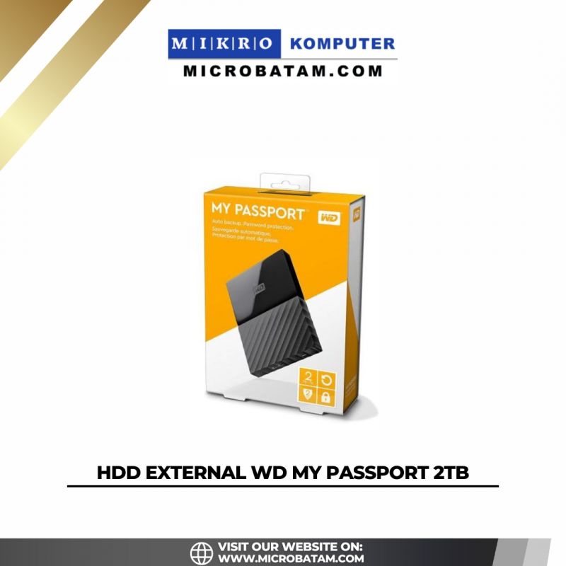 HDD EXTERNAL WD MY PASSPORT 2TB HDD EXTERNAL WD MY PASSPORT 2TB